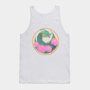 Lotus Flower Dragon Tank Top